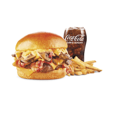 Bacon Portabella Mushroom Melt 