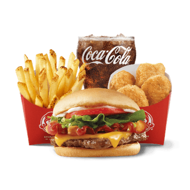 Jr. Bacon Cheeseburger – 4 for $4 Meal 