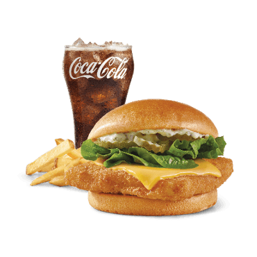 Crispy Panko Fish Sandwich Combo
