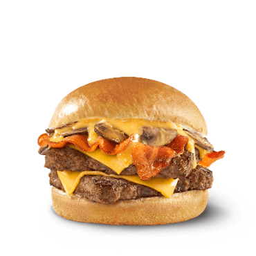 Bacon Portabella Mushroom Melt (Double)