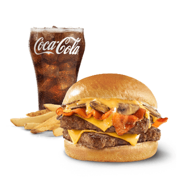 Bacon Portabella Mushroom Melt (Double)