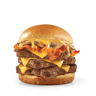 Bacon Portabella Mushroom Melt (Triple)