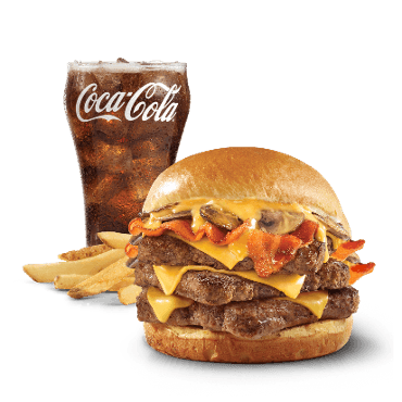 Bacon Portabella Mushroom Melt (Triple)