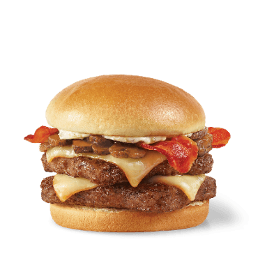 Mushroom Bacon Cheeseburger, Double