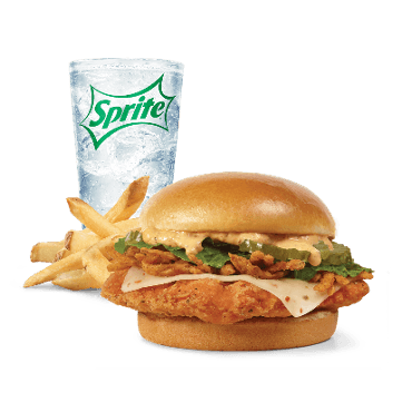 Cajun Crunch Spicy Chicken Sandwich Combo