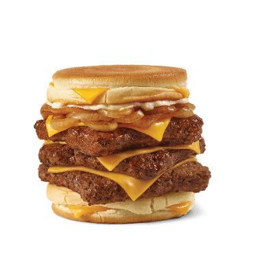 Grilled Cheese Cheeseburger, Triple