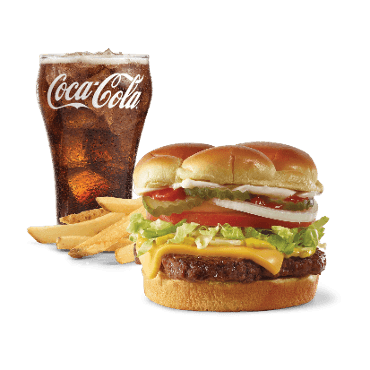 Single Deluxe Cheeseburger Combo