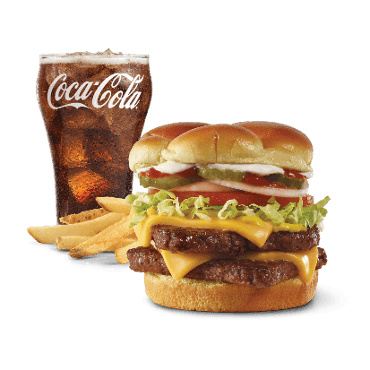 Double Deluxe Cheeseburger Combo